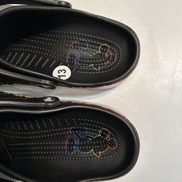 Crocs x Disney Rainbow Pride Celebration Mickey Mouse Clog 207755-0C4 Size 13 - Picture 8 of 9